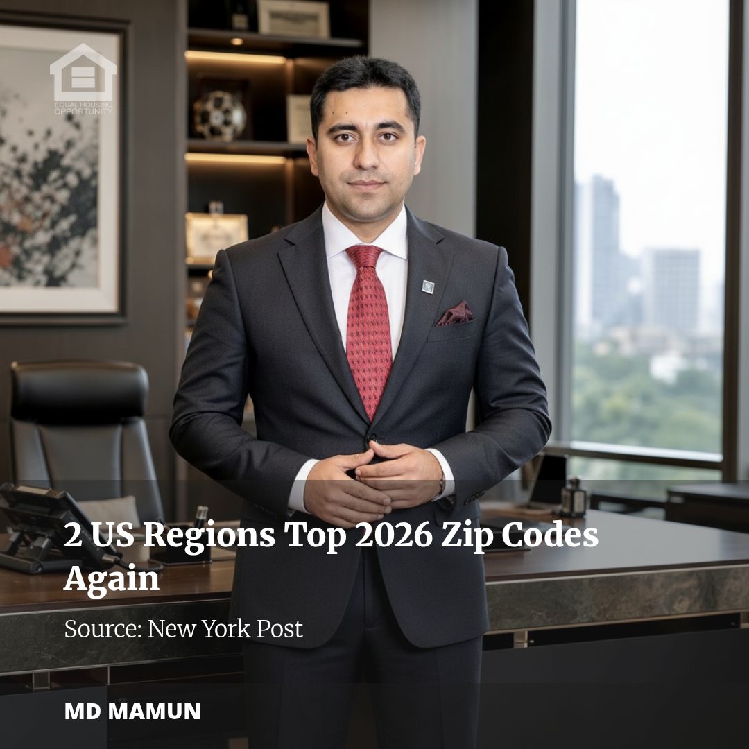 Only 2 US regions have the most-envious 2026 zip codes — for fourth consecutive year: new study